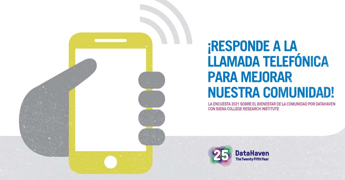 datahaven survey 2021 graphic Spanish