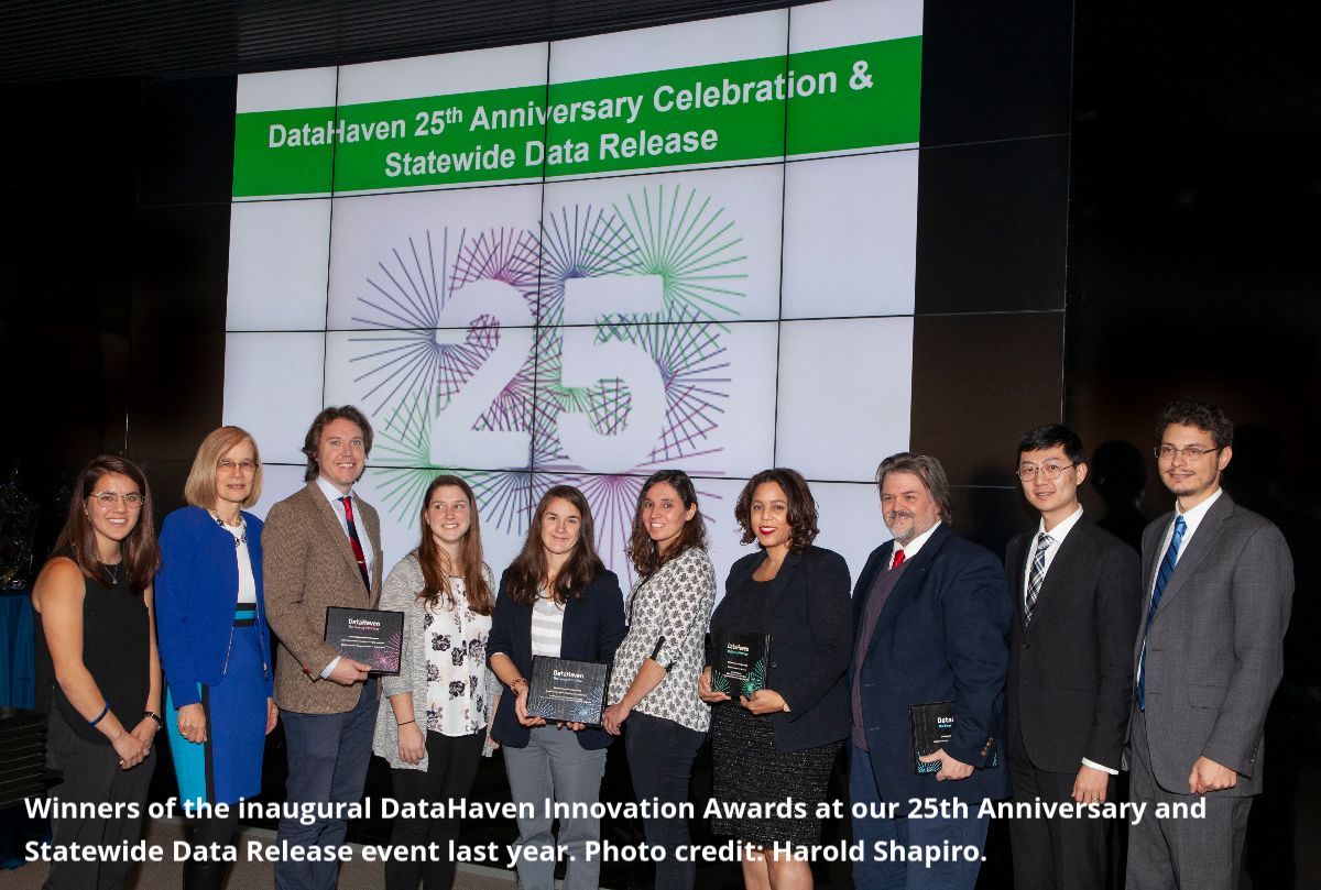 DataHaven CT Data Innovation Awards with Nominees With Caption