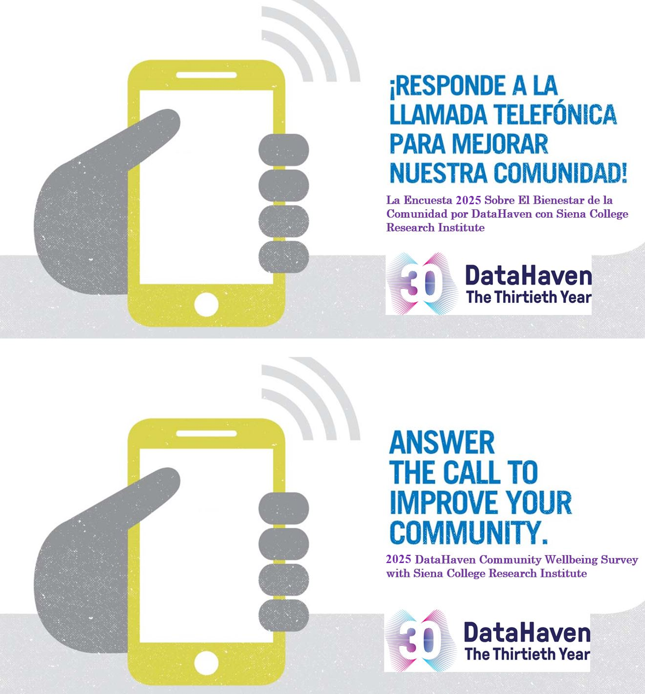 2025 statewide datahaven survey graphic