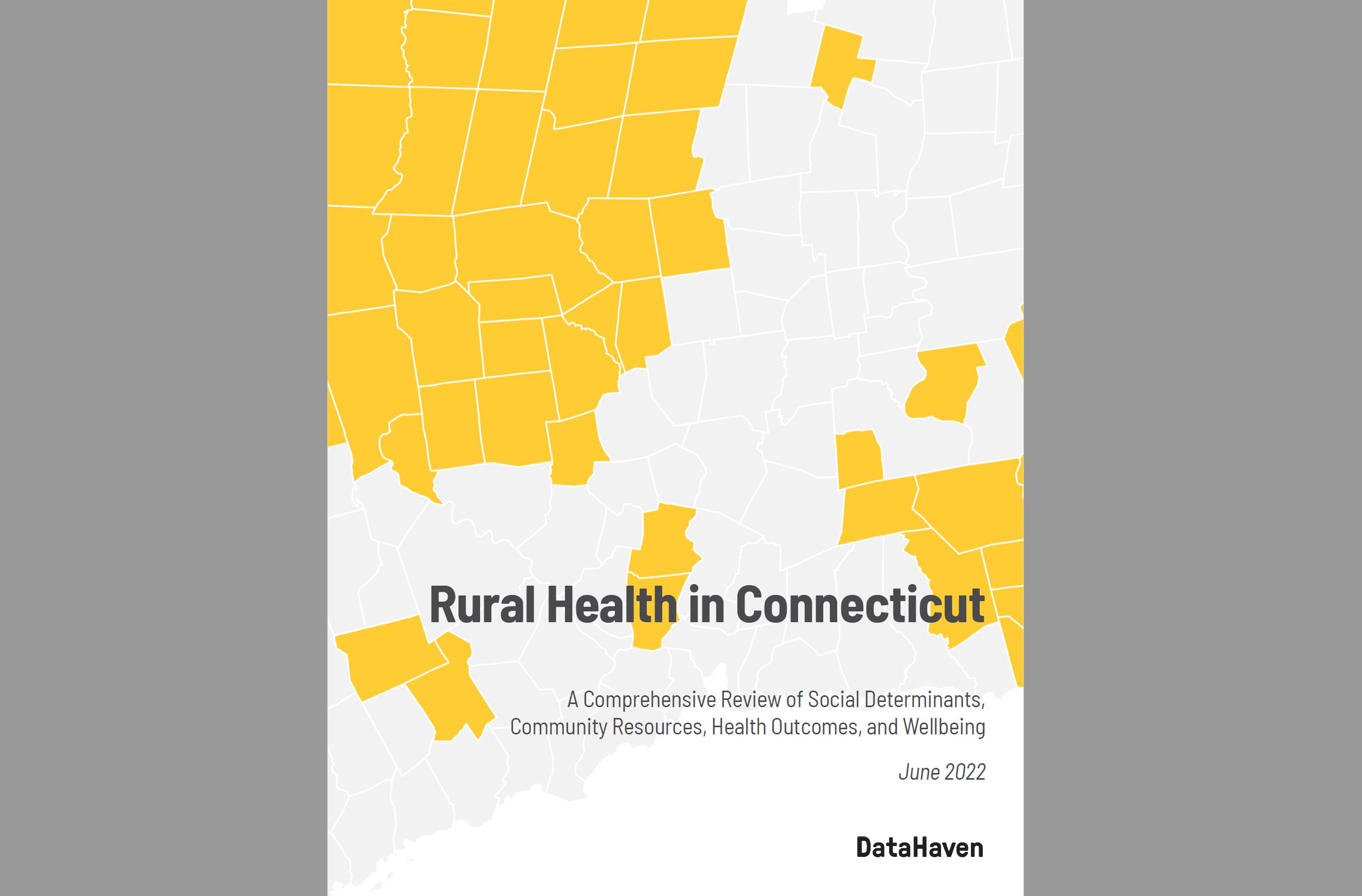 ct rural health 2022 data report cover thumbnail
